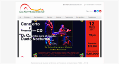 Desktop Screenshot of museomusicalquindio.com